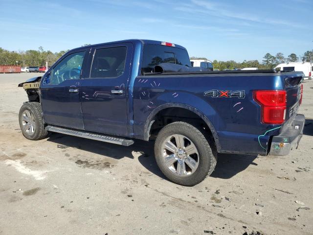 1FTEW1E46KKC83534 - 2019 FORD F150 SUPERCREW BLUE photo 2