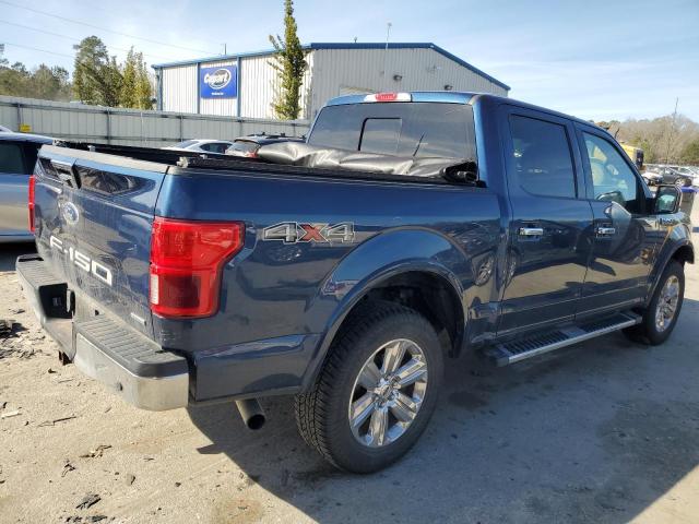 1FTEW1E46KKC83534 - 2019 FORD F150 SUPERCREW BLUE photo 3