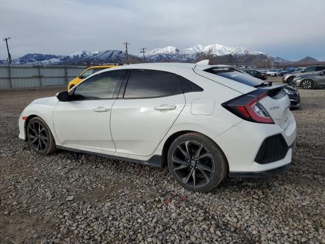 SHHFK7H42KU206637 - 2019 HONDA CIVIC SPORT WHITE photo 2