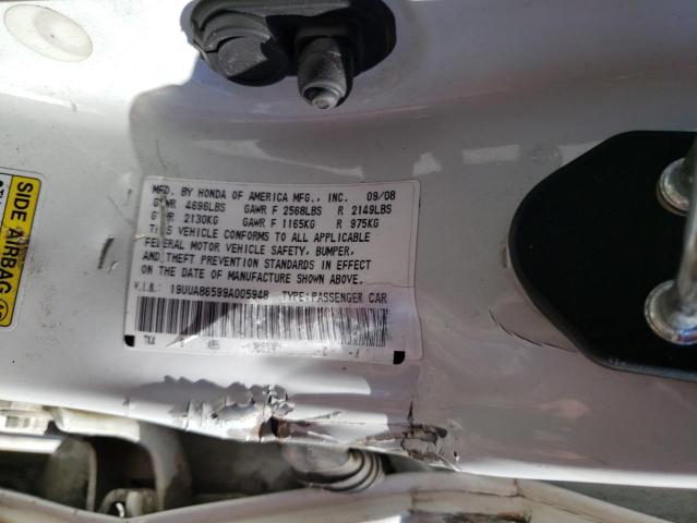 19UUA86599A005948 - 2009 ACURA TL WHITE photo 12