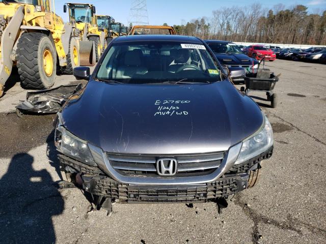 1HGCR2F87DA040198 - 2013 HONDA ACCORD EXL GRAY photo 5