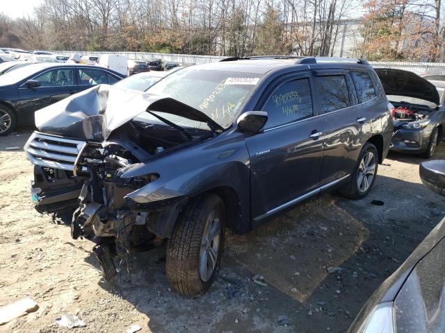 5TDDK3EH4CS138573 - 2012 TOYOTA HIGHLANDER LIMITED GRAY photo 1