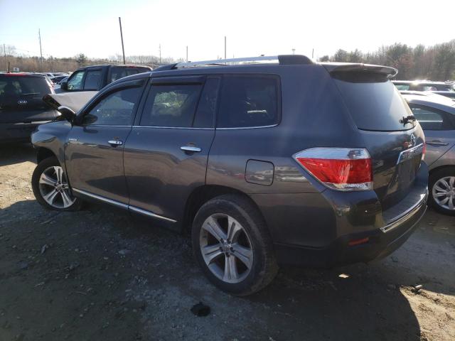 5TDDK3EH4CS138573 - 2012 TOYOTA HIGHLANDER LIMITED GRAY photo 2