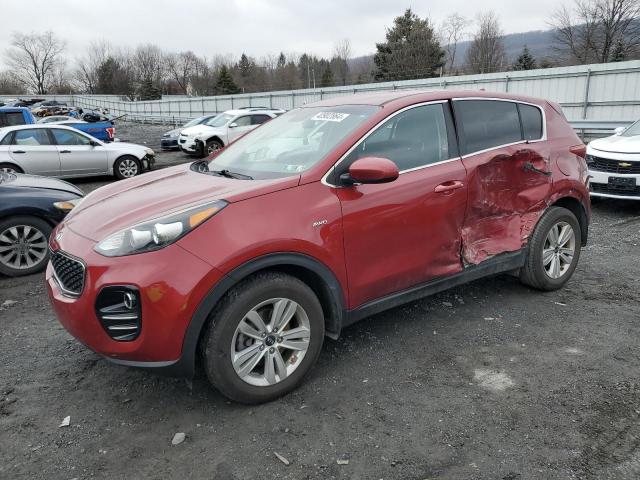 KNDPMCAC9H7132092 - 2017 KIA SPORTAGE LX RED photo 1