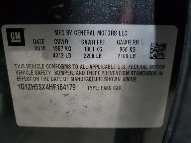 1G1ZH5SX4HF164179 - 2017 CHEVROLET MALIBU PREMIER GRAY photo 12