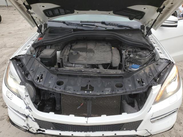 4JGDA5HB9FA478806 - 2015 MERCEDES-BENZ ML 350 4MATIC WHITE photo 12