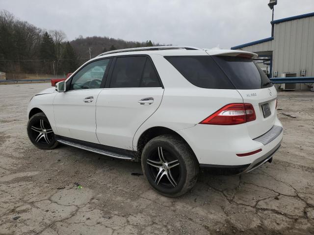 4JGDA5HB9FA478806 - 2015 MERCEDES-BENZ ML 350 4MATIC WHITE photo 2