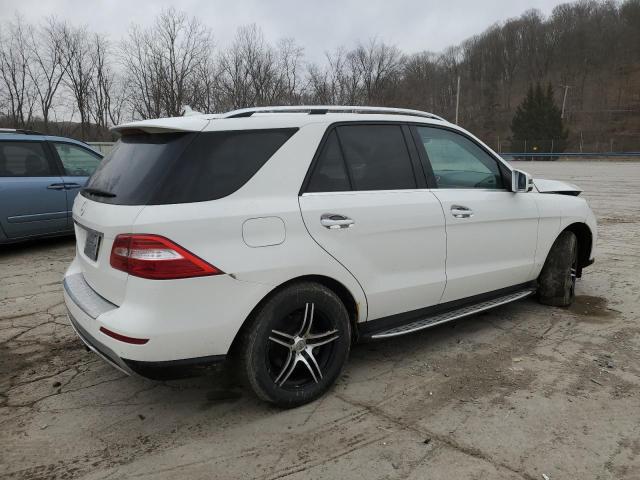 4JGDA5HB9FA478806 - 2015 MERCEDES-BENZ ML 350 4MATIC WHITE photo 3