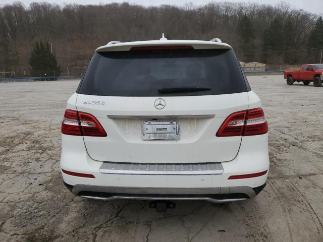 4JGDA5HB9FA478806 - 2015 MERCEDES-BENZ ML 350 4MATIC WHITE photo 6