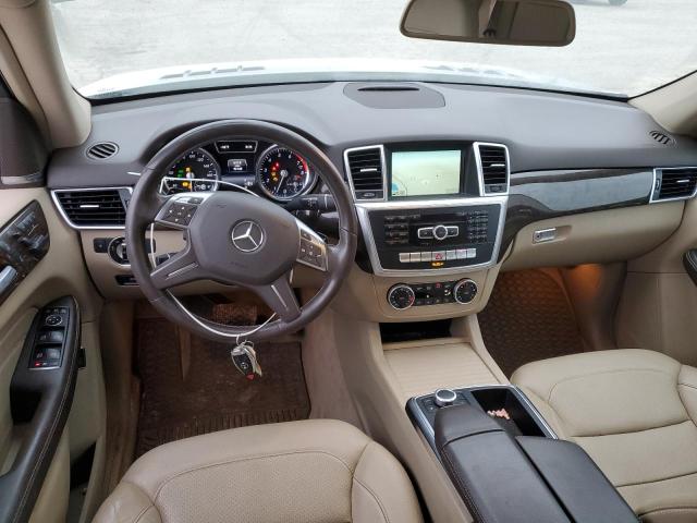 4JGDA5HB9FA478806 - 2015 MERCEDES-BENZ ML 350 4MATIC WHITE photo 8