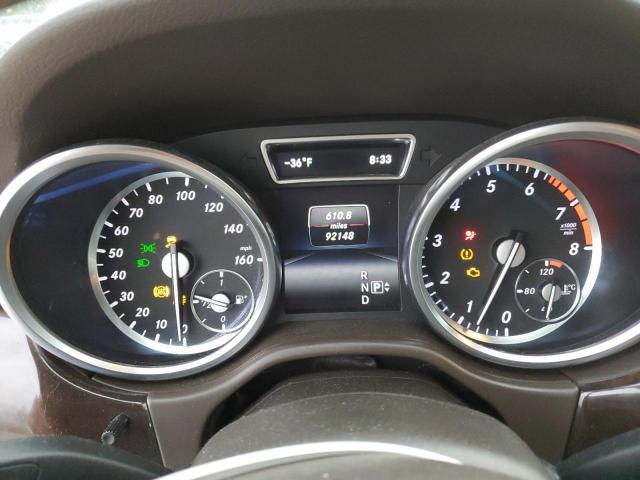 4JGDA5HB9FA478806 - 2015 MERCEDES-BENZ ML 350 4MATIC WHITE photo 9