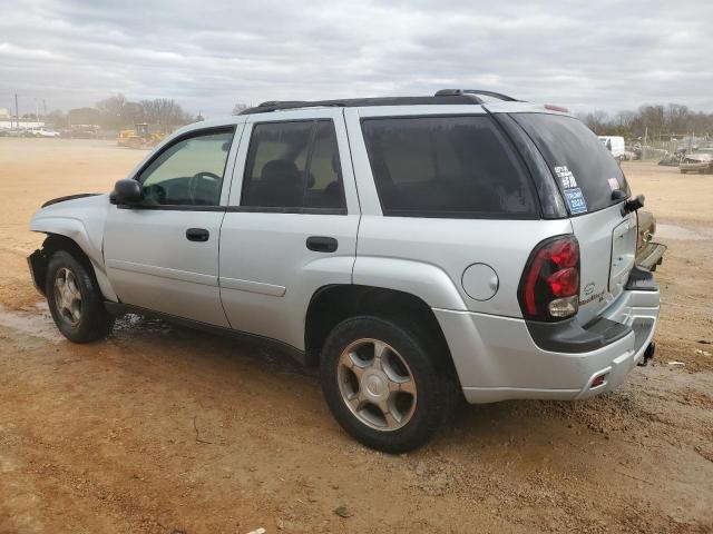 1GNDS13S282216700 - 2008 CHEVROLET TRAILBLAZE LS SILVER photo 2