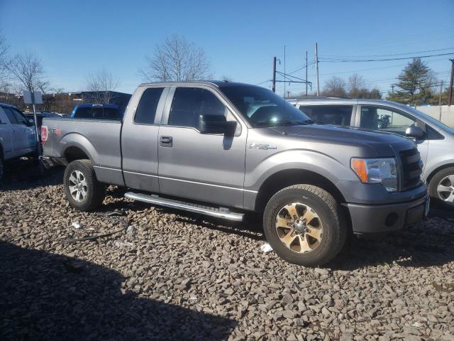 1FTFX1EF4DKE90591 - 2013 FORD F150 SUPER GRAY photo 4