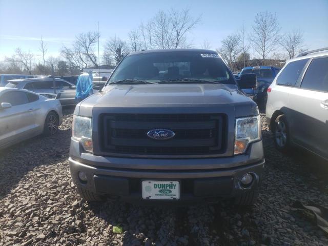 1FTFX1EF4DKE90591 - 2013 FORD F150 SUPER GRAY photo 5