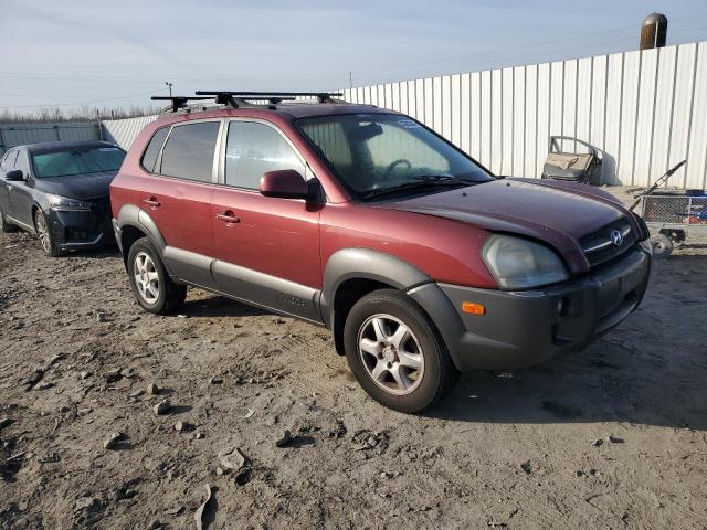 KM8JN72D15U059620 - 2005 HYUNDAI TUCSON GLS BURGUNDY photo 4