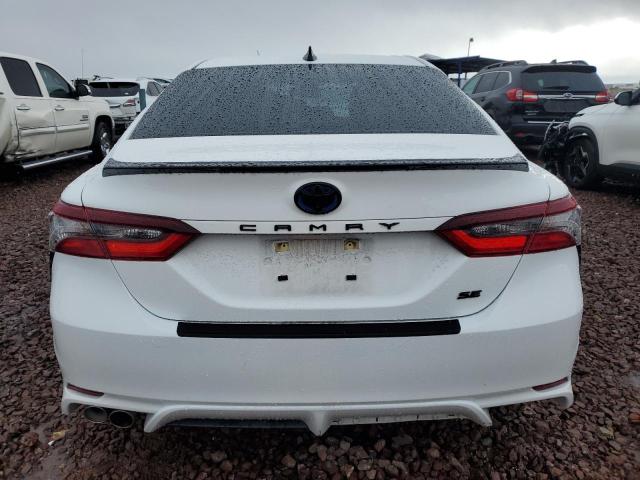 4T1T31AK9PU048945 - 2023 TOYOTA CAMRY SE NIGHT SHADE WHITE photo 6