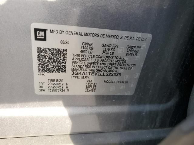 3GKALTEV1LL323339 - 2020 GMC TERRAIN SLE GRAY photo 14