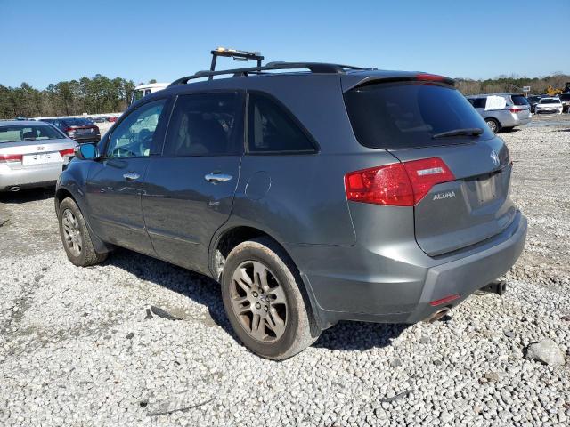 2HNYD28458H519055 - 2008 ACURA MDX TECHNOLOGY CHARCOAL photo 2