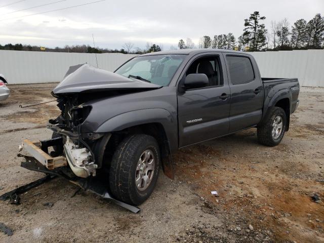 5TFJU4GN1CX021789 - 2012 TOYOTA TACOMA DOUBLE CAB PRERUNNER GRAY photo 1