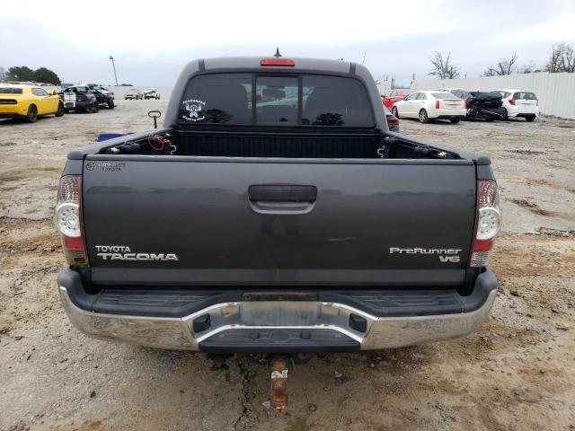 5TFJU4GN1CX021789 - 2012 TOYOTA TACOMA DOUBLE CAB PRERUNNER GRAY photo 6