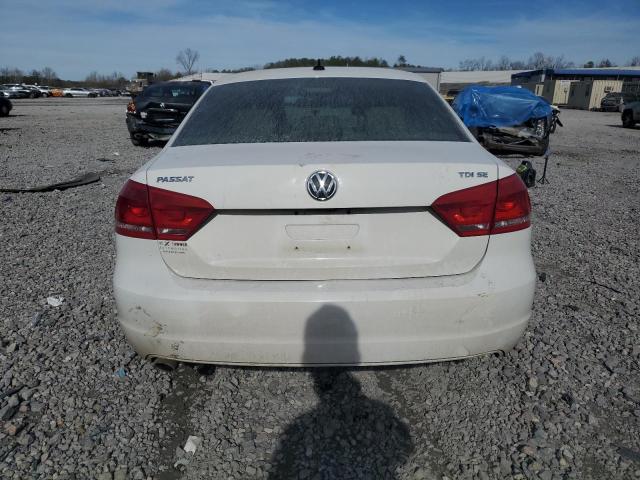 1VWBV7A34FC085005 - 2015 VOLKSWAGEN PASSAT SE WHITE photo 6