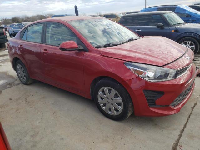 3KPA24ADXME391503 - 2021 KIA RIO LX RED photo 4