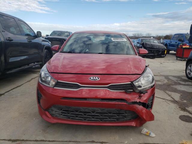 3KPA24ADXME391503 - 2021 KIA RIO LX RED photo 5