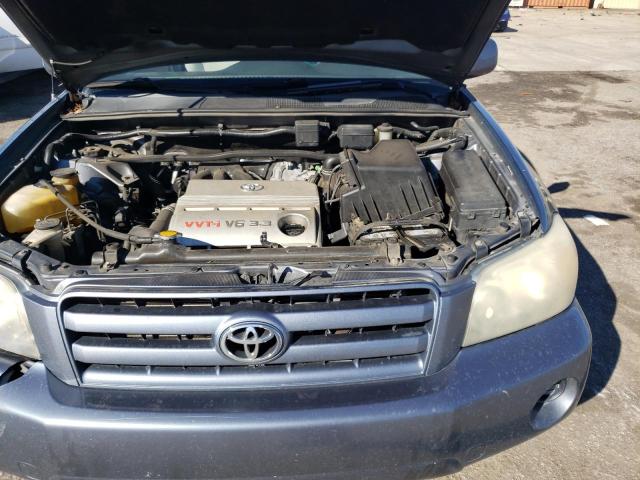 JTEDP21AX40014988 - 2004 TOYOTA HIGHLANDER BASE Bleu photo 11