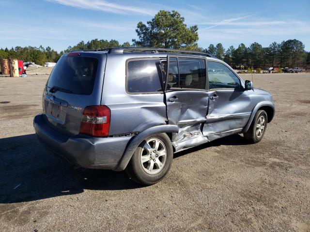 JTEDP21AX40014988 - 2004 TOYOTA HIGHLANDER BASE Bleu photo 3