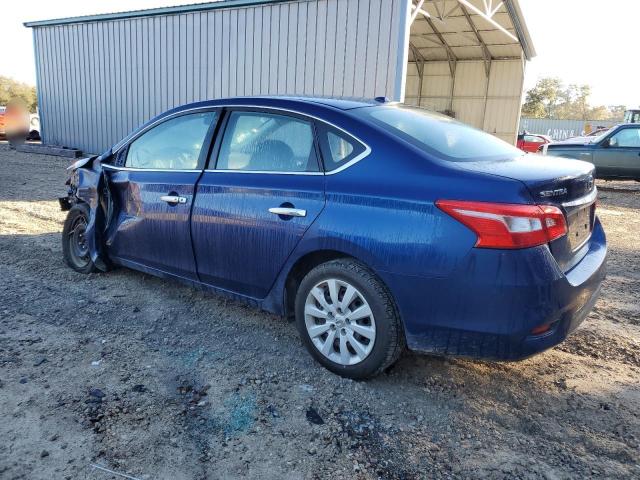 3N1AB7AP7HL643921 - 2017 NISSAN SENTRA S BLUE photo 2