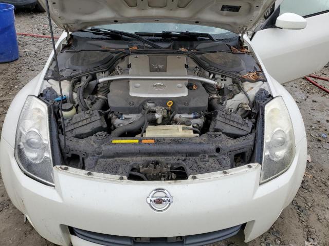 JN1BZ36A27M654732 - 2007 NISSAN 350Z ROADSTER WHITE photo 11