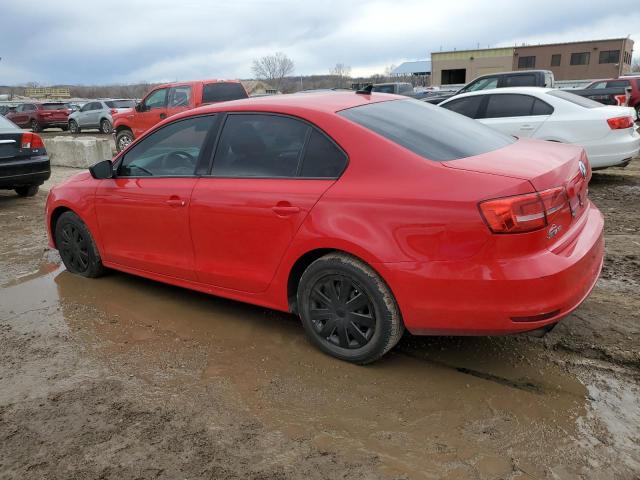 3VWD17AJ7FM295292 - 2015 VOLKSWAGEN JETTA SE RED photo 2