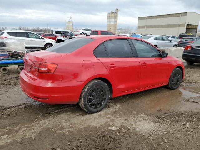 3VWD17AJ7FM295292 - 2015 VOLKSWAGEN JETTA SE RED photo 3