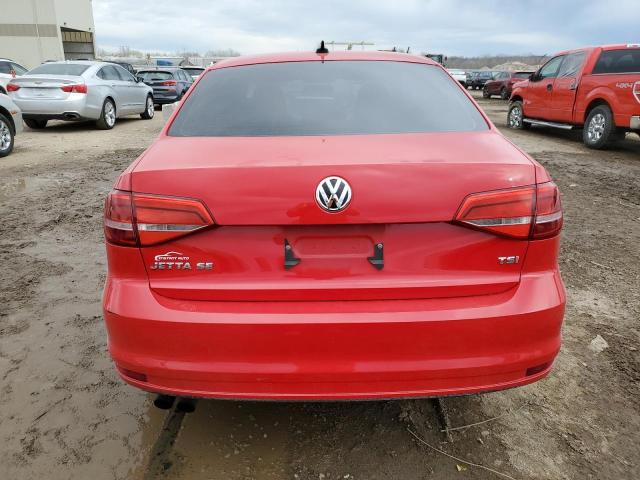 3VWD17AJ7FM295292 - 2015 VOLKSWAGEN JETTA SE RED photo 6