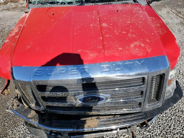 1FTSX21569EA73514 - 2009 FORD F250 SUPER DUTY RED photo 11