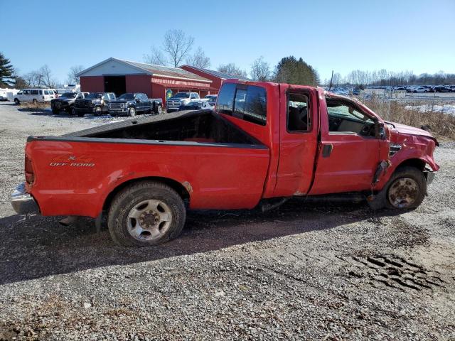 1FTSX21569EA73514 - 2009 FORD F250 SUPER DUTY RED photo 3