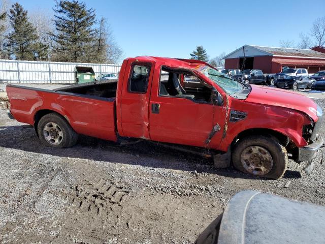 1FTSX21569EA73514 - 2009 FORD F250 SUPER DUTY RED photo 4