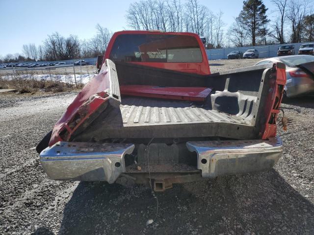 1FTSX21569EA73514 - 2009 FORD F250 SUPER DUTY RED photo 6