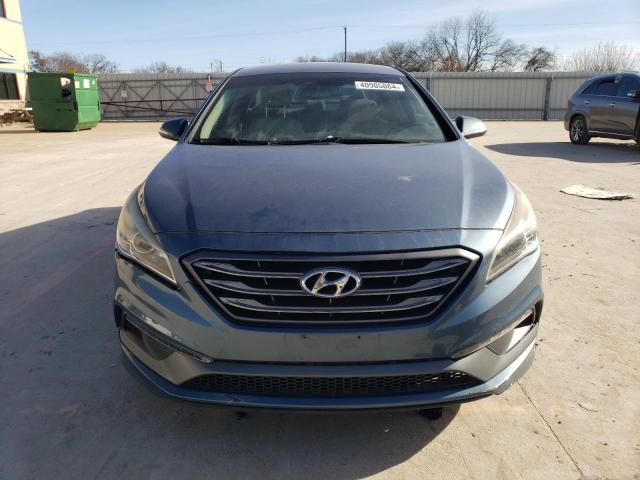 5NPE34AF7FH188342 - 2015 HYUNDAI SONATA SPORT TURQUOISE photo 5