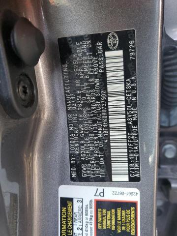 4T1BF1FK0HU737902 - 2017 TOYOTA CAMRY LE GRAY photo 12