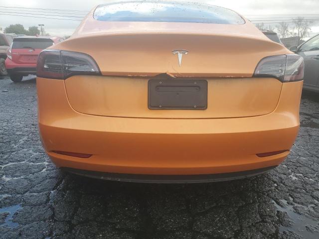 5YJ3E1EAXPF398500 - 2023 TESLA MODEL 3 ORANGE photo 6