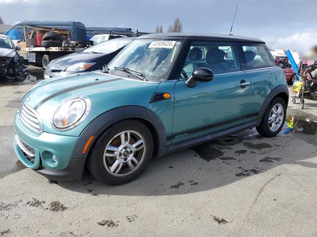 WMWSU3C54CT256745 - 2012 MINI COOPER GREEN photo 1