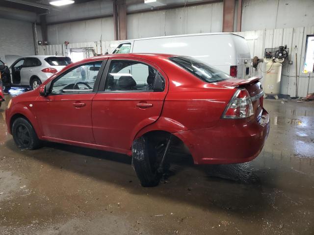 KL1TD56608B171073 - 2008 CHEVROLET AVEO BASE RED photo 2
