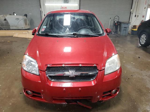 KL1TD56608B171073 - 2008 CHEVROLET AVEO BASE RED photo 5