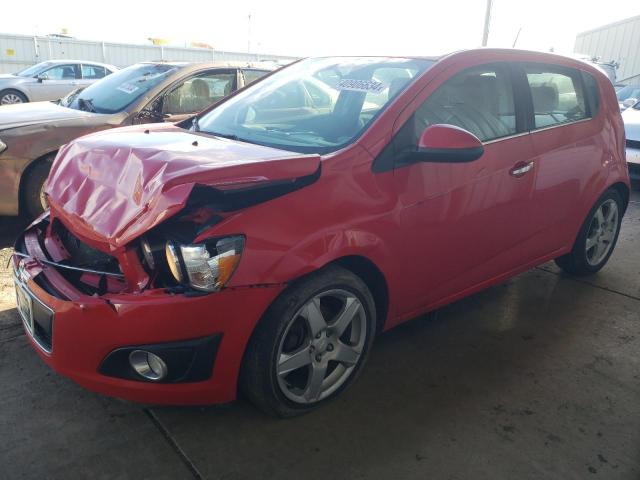 1G1JE6SB7F4138989 - 2015 CHEVROLET SONIC LTZ RED photo 1