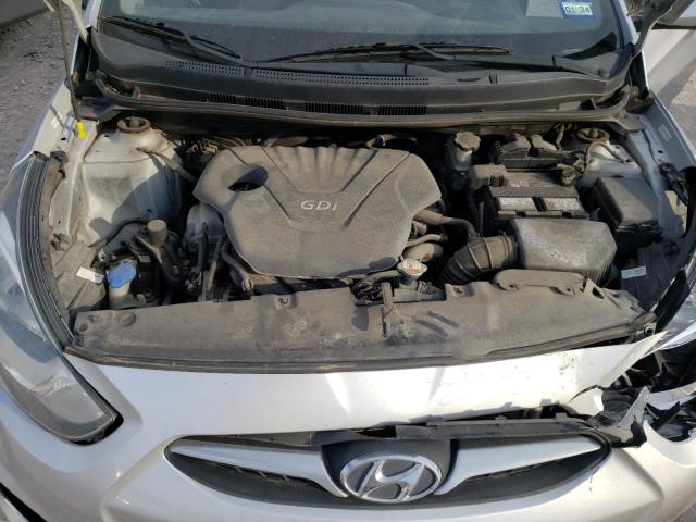 KMHCU5AE5CU027759 - 2012 HYUNDAI ACCENT GLS SILVER photo 11