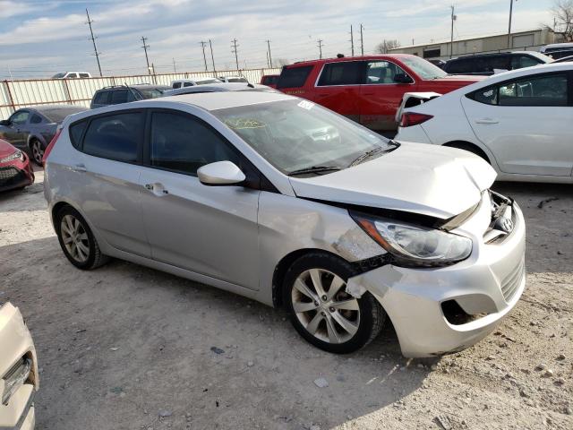 KMHCU5AE5CU027759 - 2012 HYUNDAI ACCENT GLS SILVER photo 4