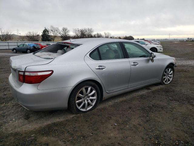 JTHBL46F775011186 - 2007 LEXUS LS 460 SILVER photo 3