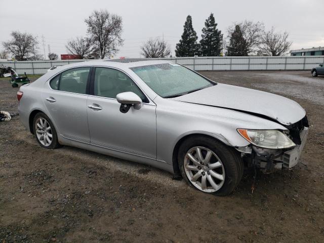 JTHBL46F775011186 - 2007 LEXUS LS 460 SILVER photo 4