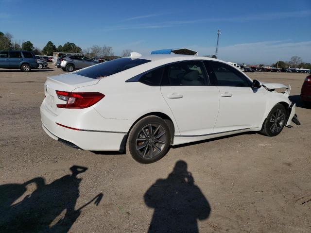 1HGCV1F55NA032162 - 2022 HONDA ACCORD EXL WHITE photo 3